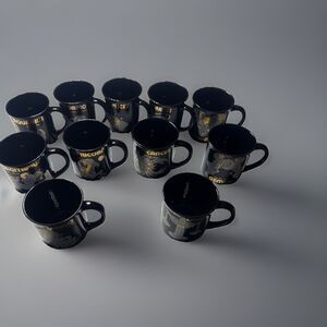Vintage Coffee Mug/Cup Zodiac Sign Horoscope Black Lot 11